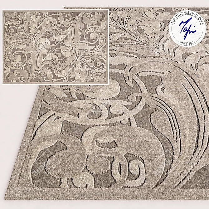 Revival Carpet: 360x560cm 3D model image 1