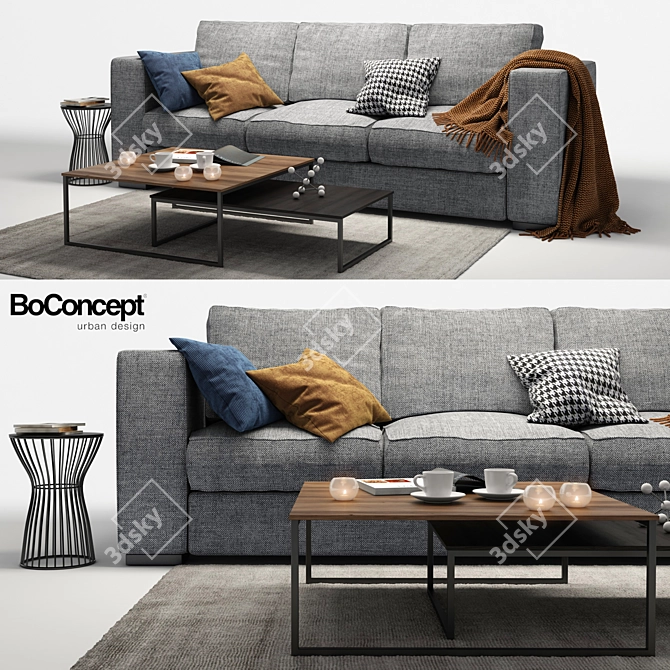 BoConcept Cenova: Versatile and Stylish Sofa 3D model image 1