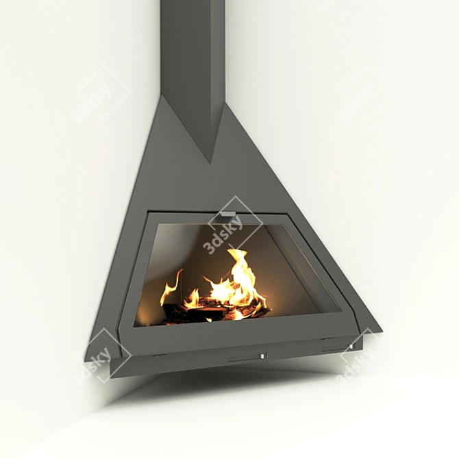 Elegant Fire Corner: TRAFORART Foxi 3D model image 1