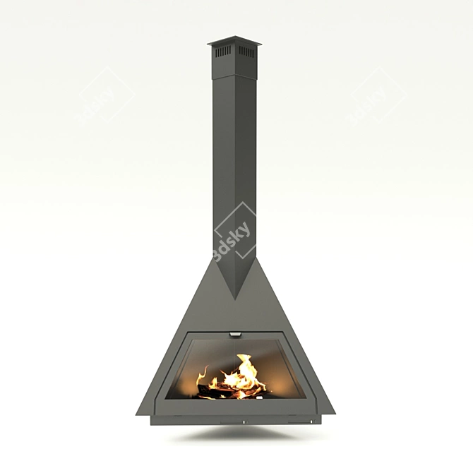 Elegant Fire Corner: TRAFORART Foxi 3D model image 2