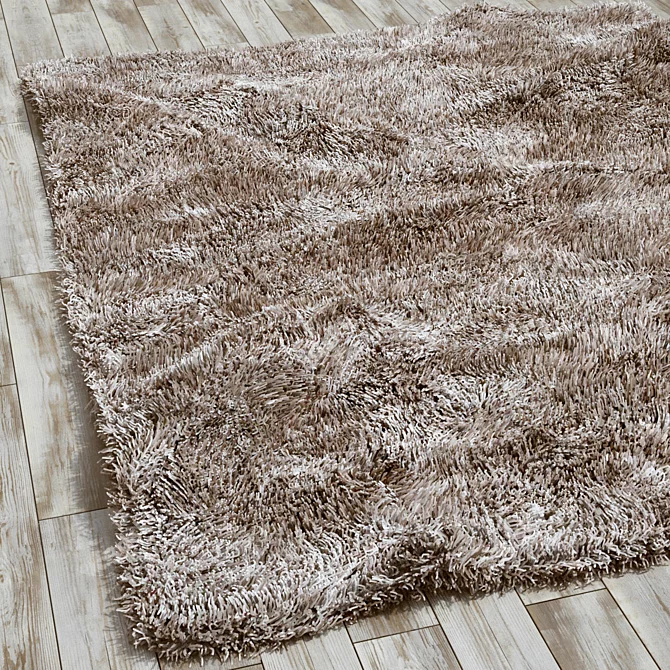 Luxury Rug with 3D Hair and Fur 3D model image 2