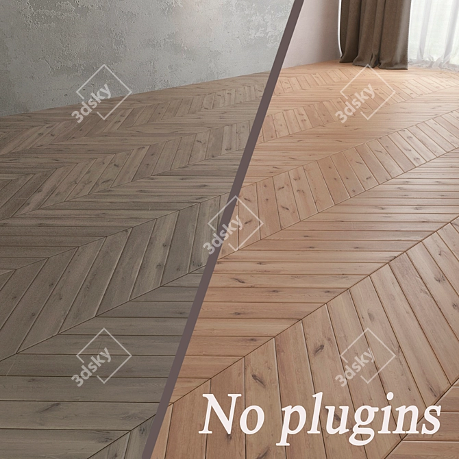 Chateau de Fleurs Parquet Collection 3D model image 1