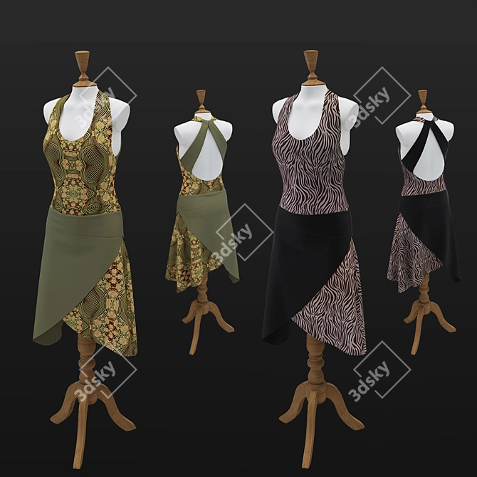 Versatile Female Mannequin: Dress to Impress! 3D model image 1