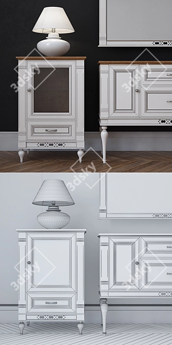 Polish Furniture Collection: Florence Set 2 3D model image 2