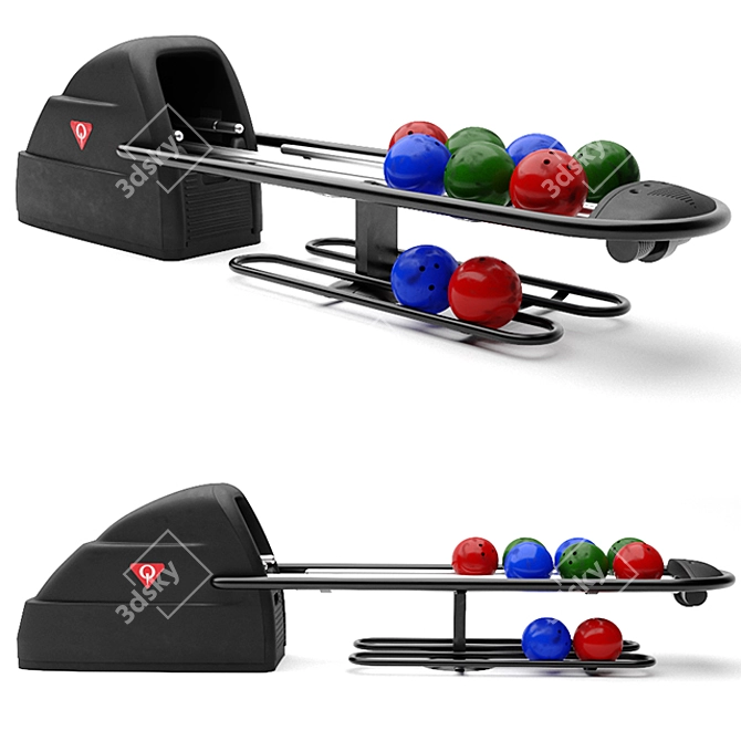 Bowling Ball Return System: Convenient and Reliable 3D model image 1