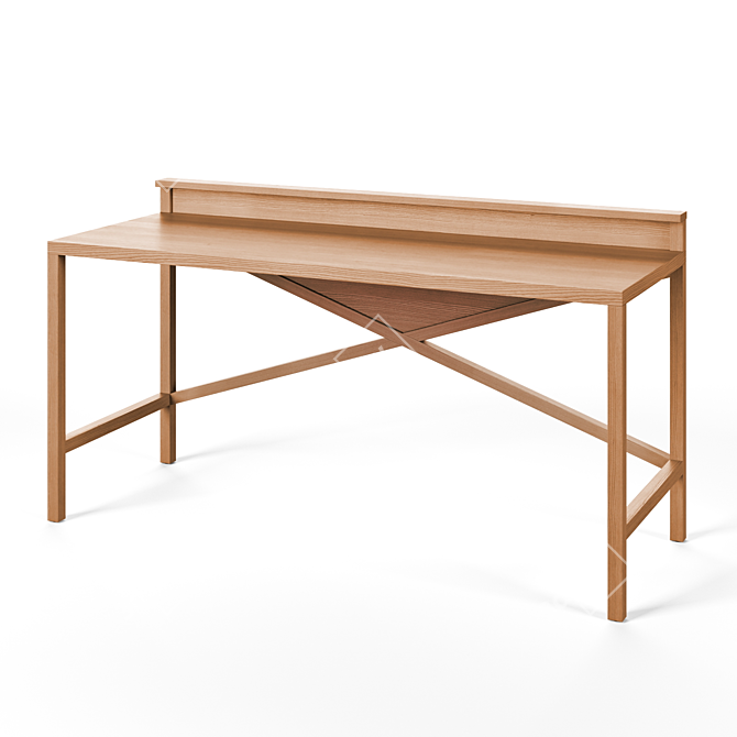 Zuster Traverse Desk: Sleek Design & Functional 3D model image 2