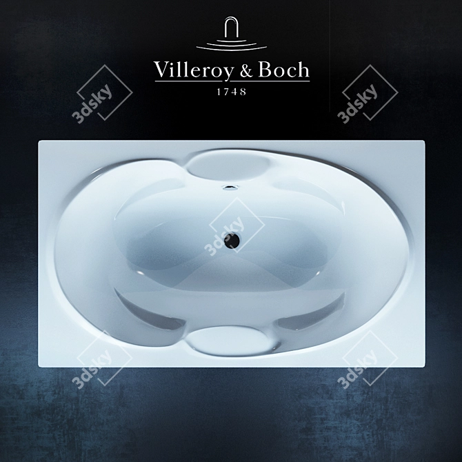 Luxury Bath: VILLEROY&BOCH COLORADO 3D model image 1