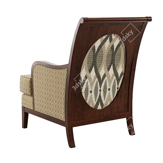 Heckman Lodi 3665: Stylish and Spacious Armchair 3D model image 2