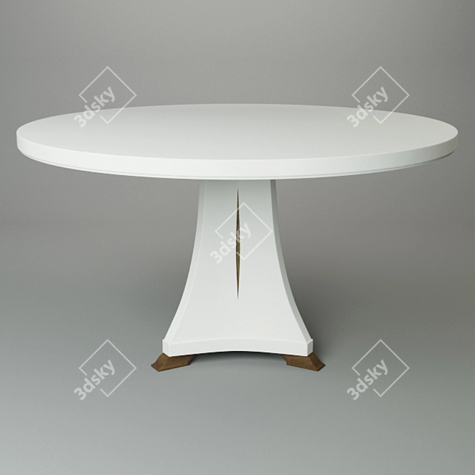 Elegant Round Dining Table - Christopher Guy Celine 3D model image 1