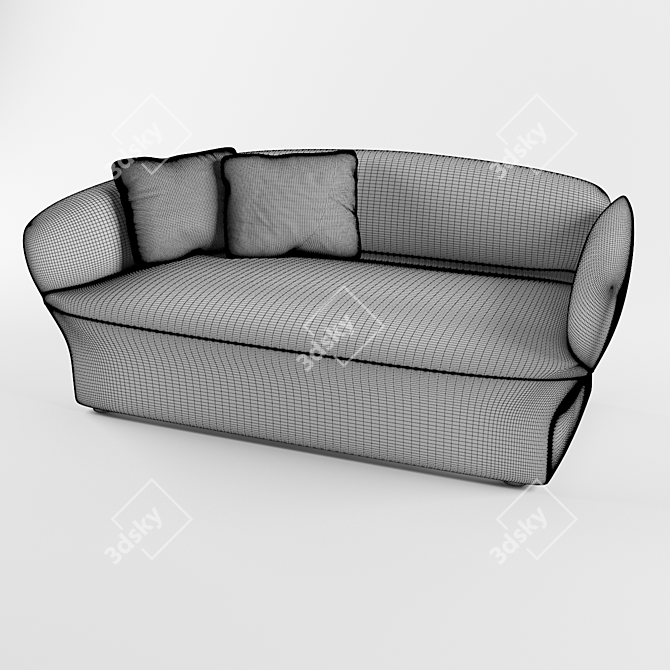 Modern Bloomy Moroso Sofa 3D model image 2