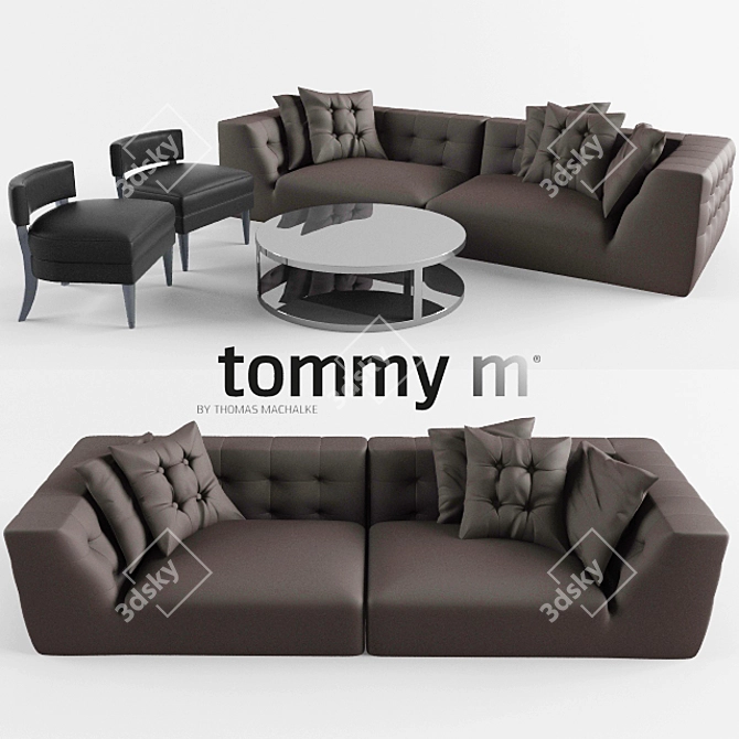 Tommy m Sofa Set 3D model image 1