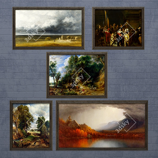 Classic Art Collection 3D model image 1