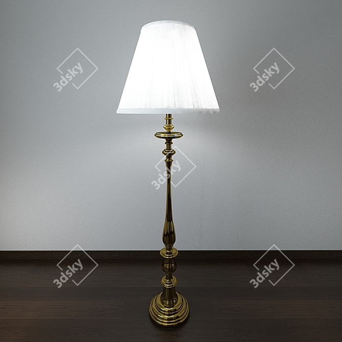 Darien Floor Lamp 3D model image 1