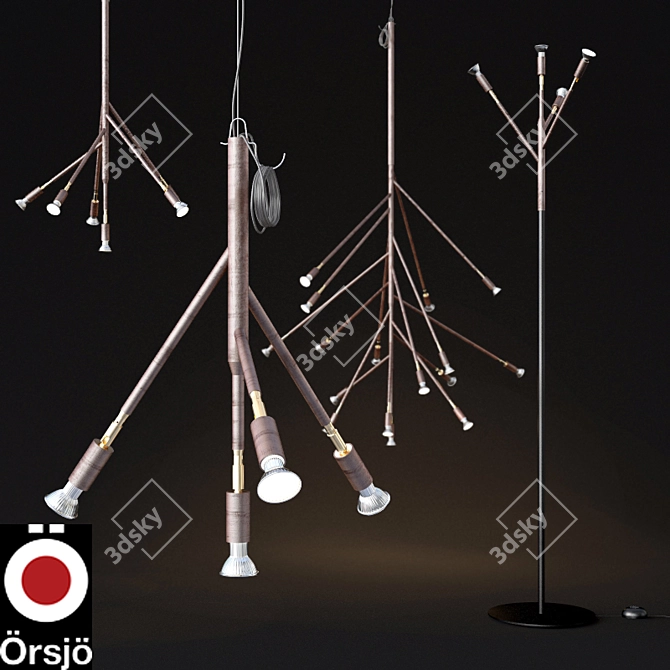 Unique Orsjo Lighting Collection by Jonas Bohlin 3D model image 1