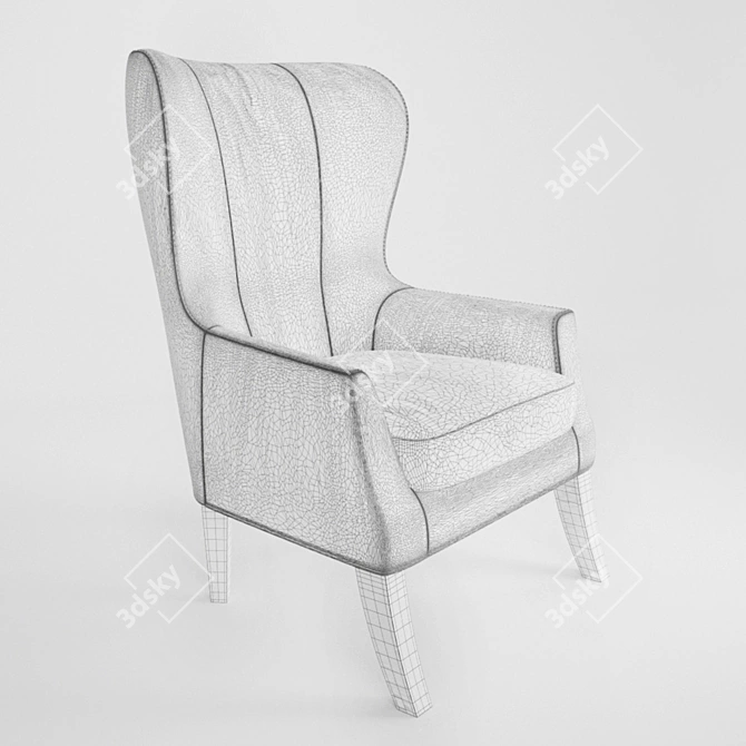 Modern Comfort: KARE VEGAS Chair 3D model image 2