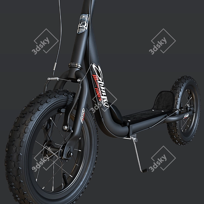 Novatrack Scooter 3D model image 2