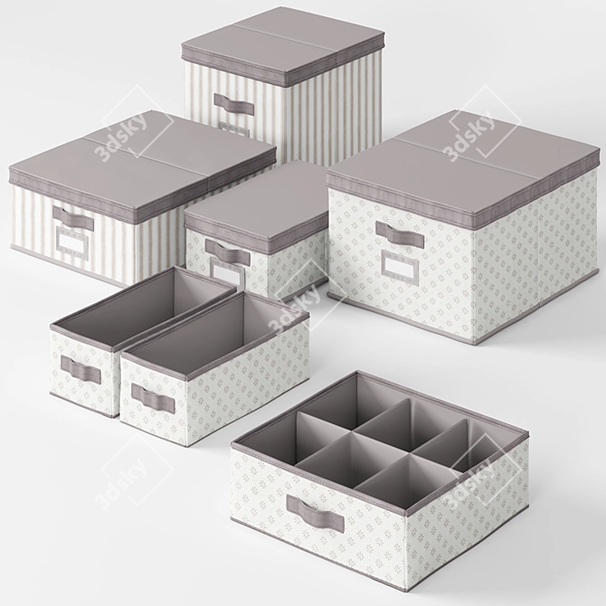 Svir Box Set - Stylish and Practical Storage Solution 3D model image 3