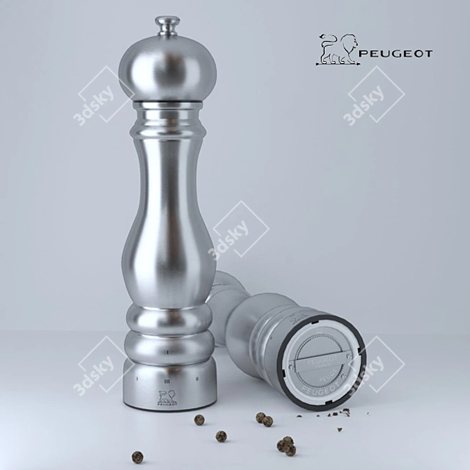 Peugeot Paris St-Steel Pepper Mill 3D model image 1