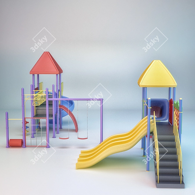 Playful Tots Hub 3D model image 3