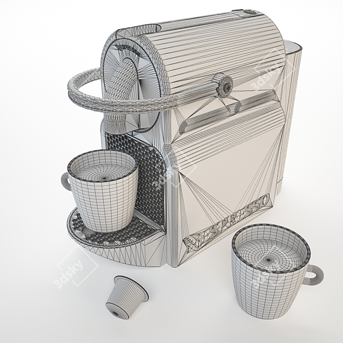 Nespresso Inissia: Exceptional Espresso Experience 3D model image 3