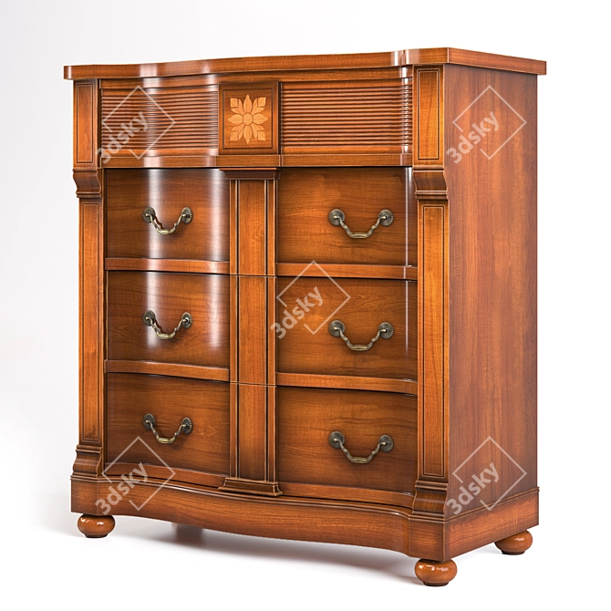 Spanish Elegance: Alcomobel Chest 3D model image 1