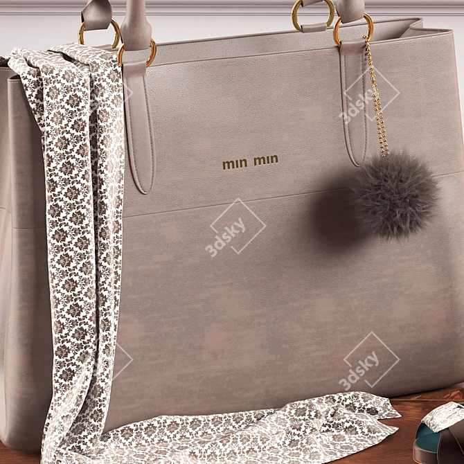 Fashionista Handbag: Trendy, Versatile, 2012 Edition 3D model image 3