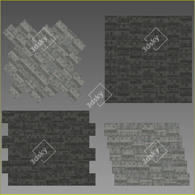 Mindful Play Carpet Tiles 3D model image 3