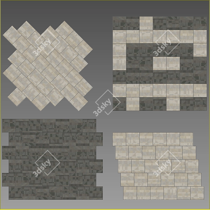 Thoughtful Design: Shaw Carpet Mindful Play Tiles 3D model image 3