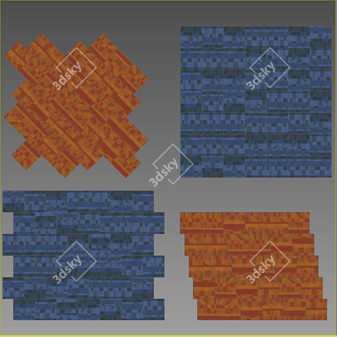 Mindful Play Impact: Versatile Shaw Carpet Tiles 3D model image 3