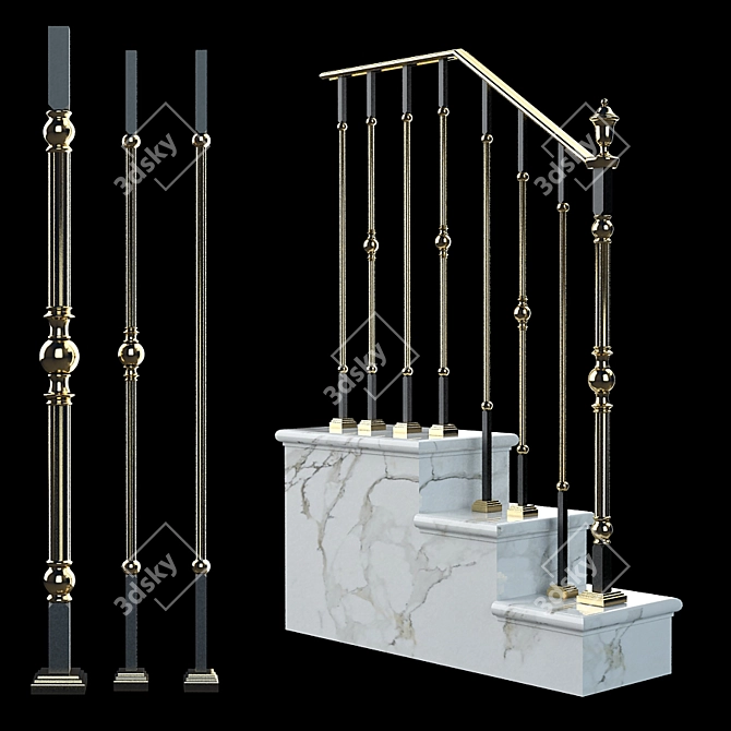 Grande Forge | Comtesse Staircase 3D model image 1