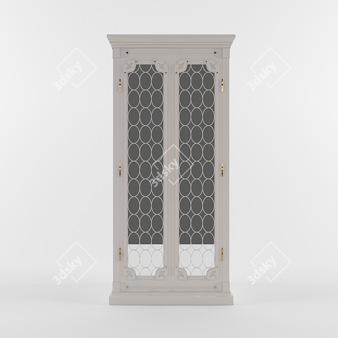 Elegant Windsor Cabinet: Unparalleled Style 3D model image 1