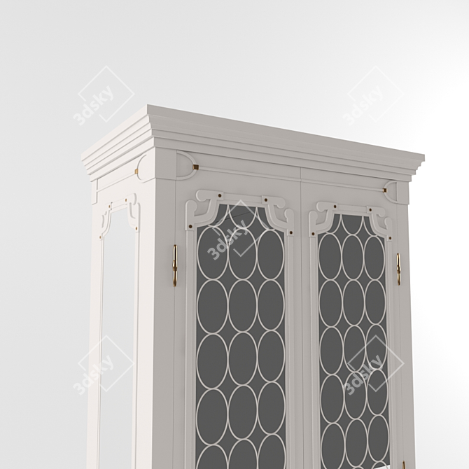 Elegant Windsor Cabinet: Unparalleled Style 3D model image 2