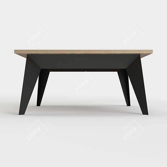 E15 Coffee Table: Stylish and Functional 3D model image 2