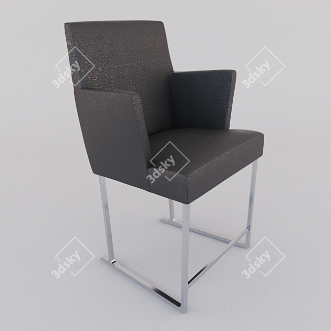 ErgoFlex Chair: Ultimate Comfort and Support 3D model image 1