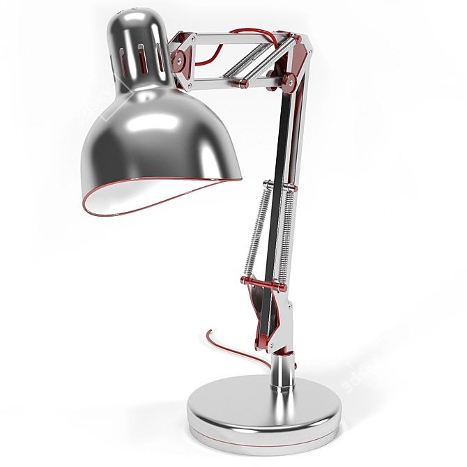 Sleek Desk Lamp 3D model image 1