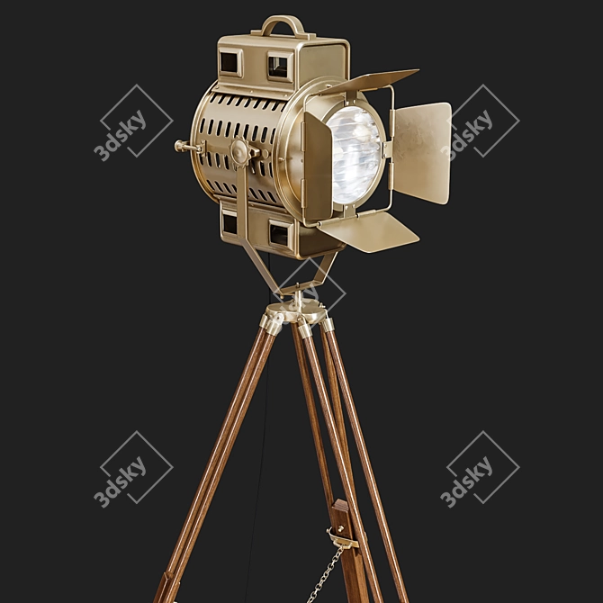 Multifunctional Floor Lamp 3D model image 1