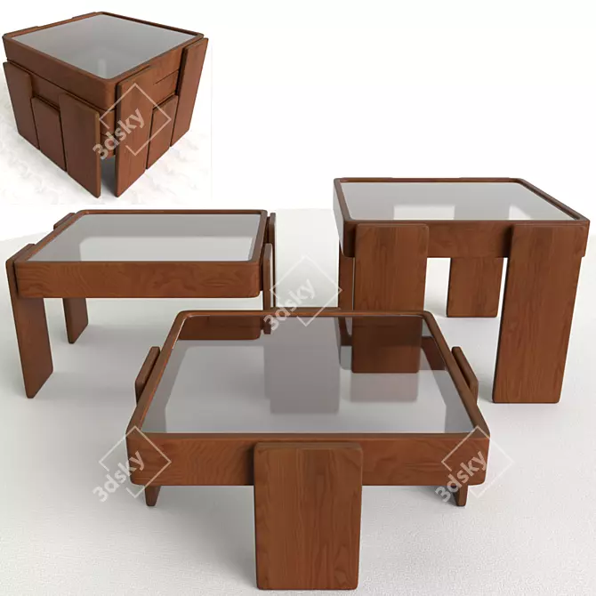 Italian Luxury Frattini Table 3D model image 1