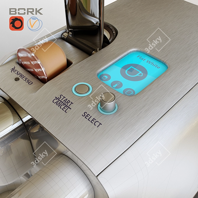 BORK C830 Creatista Plus: Superior Capsule Coffee Machine 3D model image 3