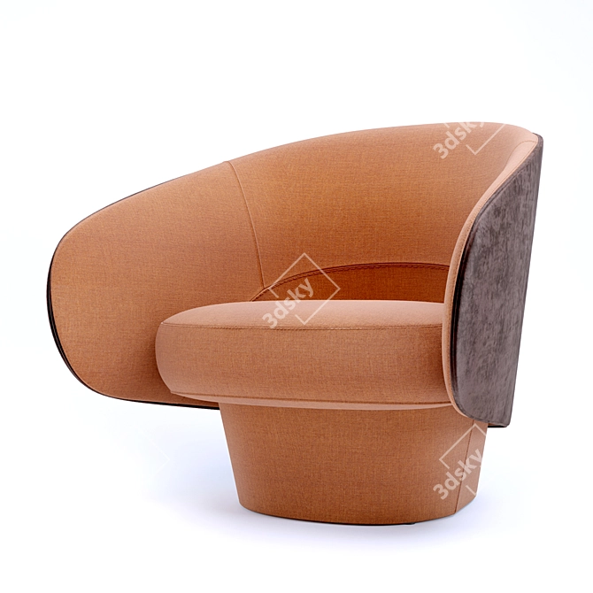 ROC Armchair: German Quality 3D model image 1