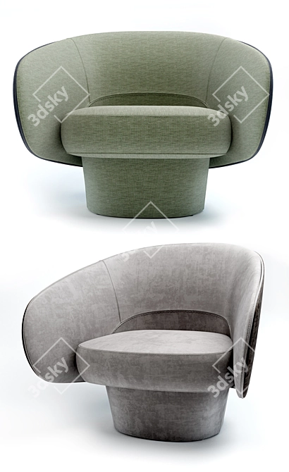 ROC Armchair: German Quality 3D model image 2