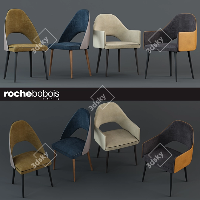 Title: FENICE CHAIR+BRIЯGE | Roche-Bobois 3D model image 1