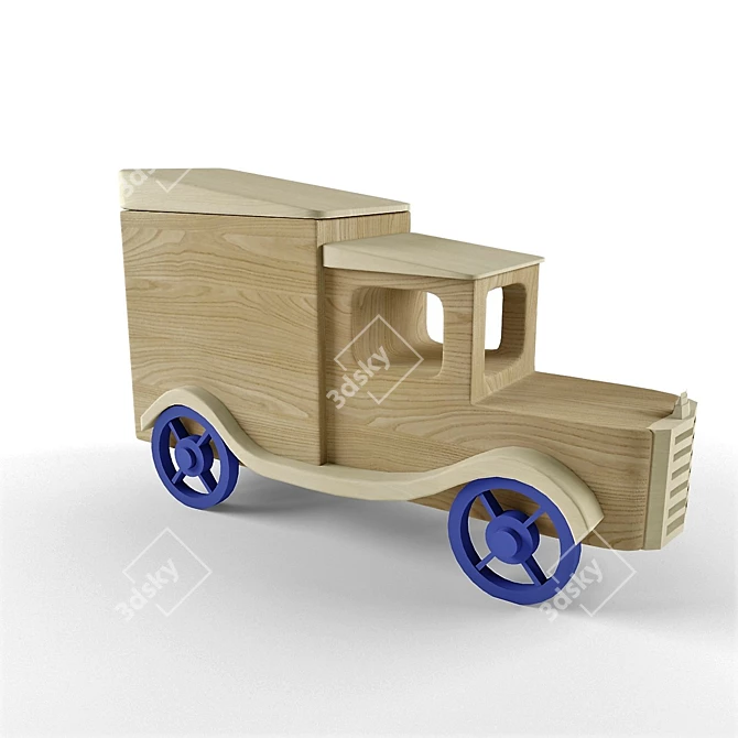 Playful Wheels: Toy Car for Kids 3D model image 1