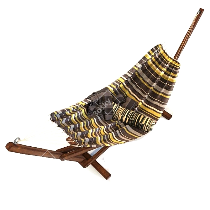 Relaxation Deluxe Hammock 3D model image 1