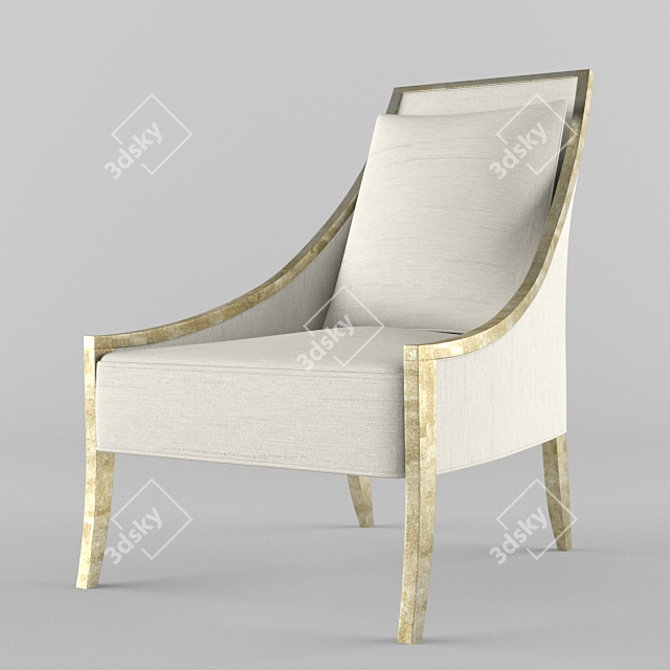 Caracole Classic Lineage Chair 3D model image 1