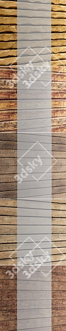 Wooden Panel Collection 3D model image 3