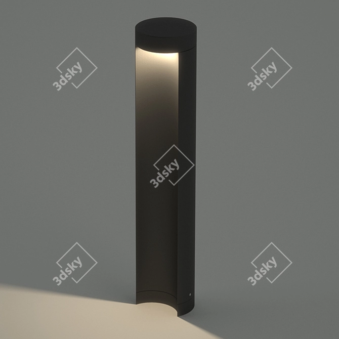 LGD Path Round Landscape LED Lamp 3D model image 1