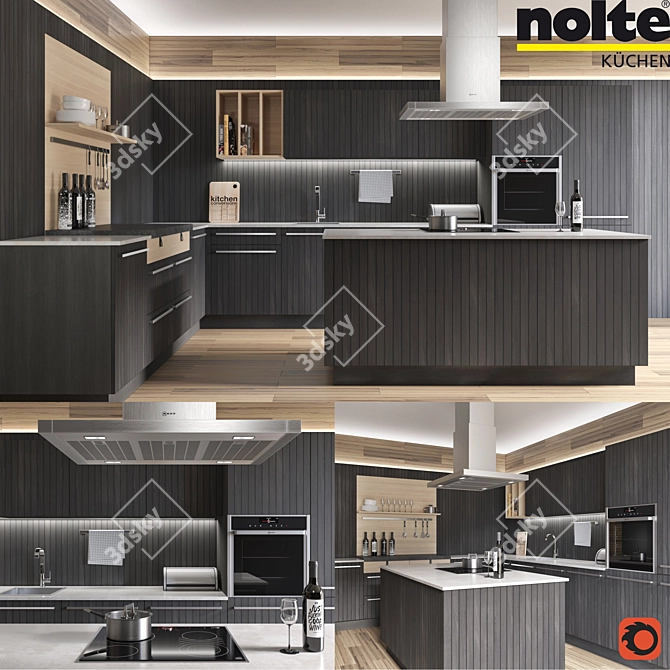 Nolte Neo Chalet - German Elegance & Functionality 3D model image 1