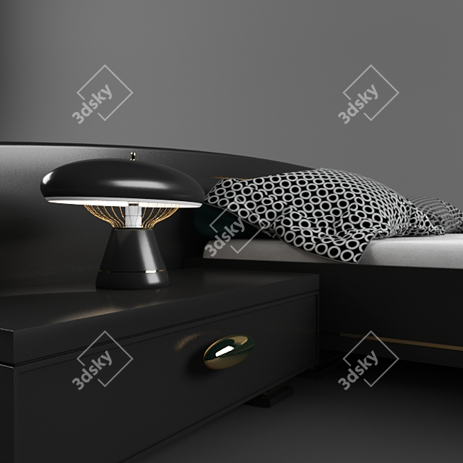 Enchanting Dreams Bed 3D model image 3