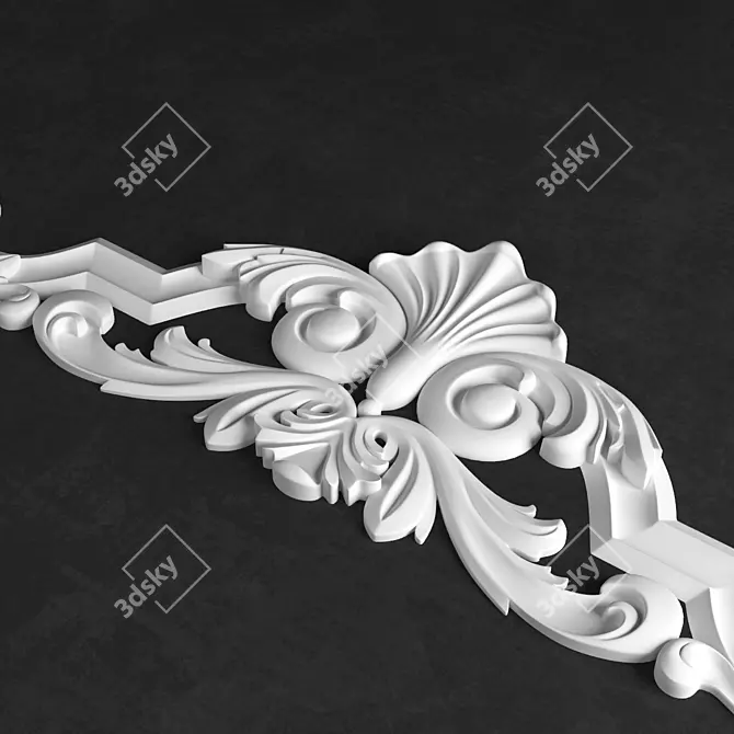 Charming CNC-friendly Pattern 3D model image 2