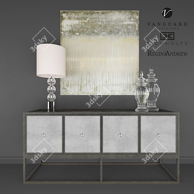 Vanguard Furniture Madison Console Table 3D model image 1